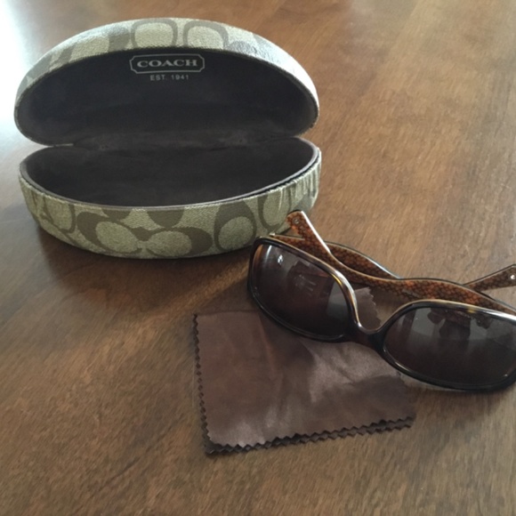 Coach Tortoise sunglasses women - Picture 2 of 4